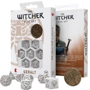 Kości RPG Wiedźmin. Geralt - Biały Wilk